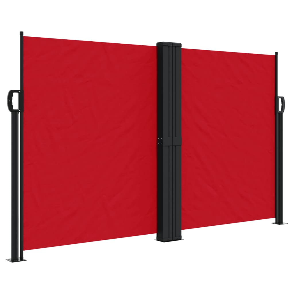 Maison Exclusive - Seitenmarkise Ausziehbar Rot 140x1200 Cm