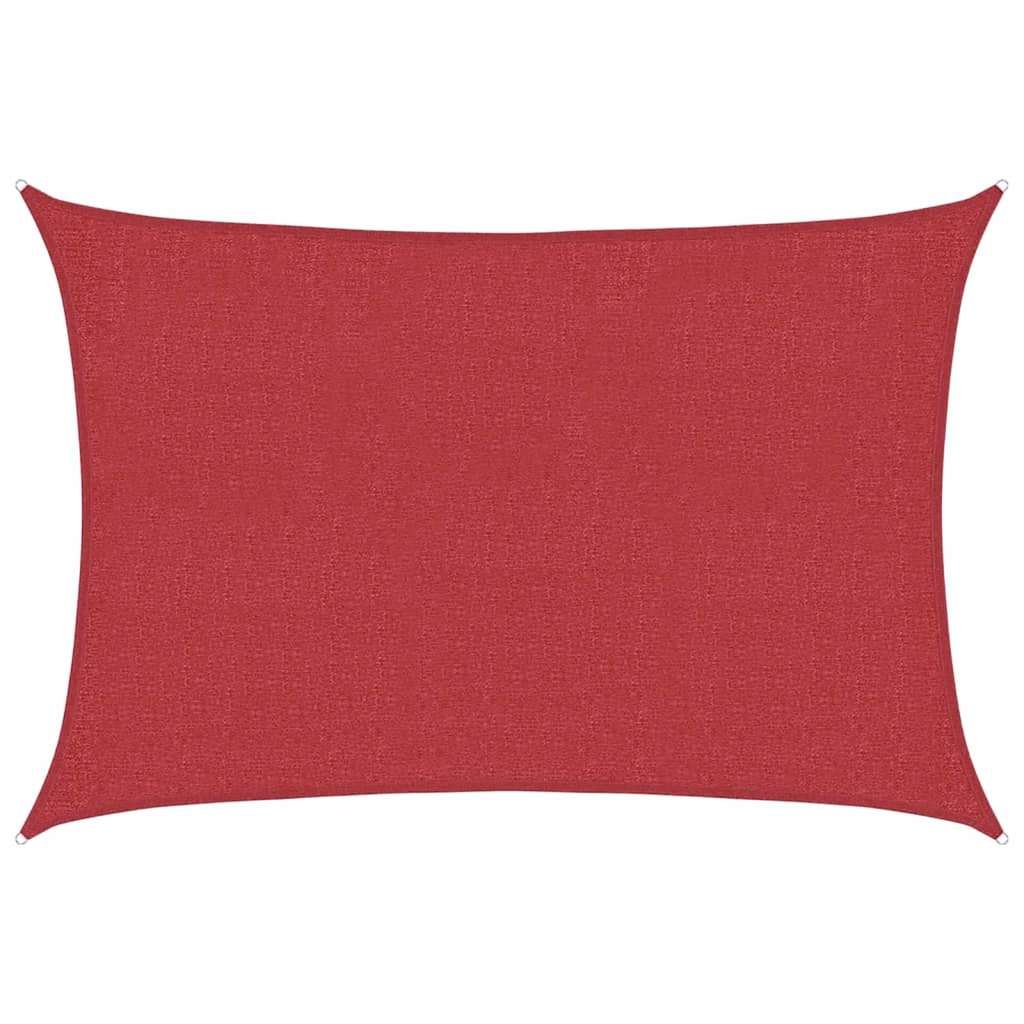 Maison Exclusive - Sonnensegel 160 G/m² Rot 2x3 M Hdpe