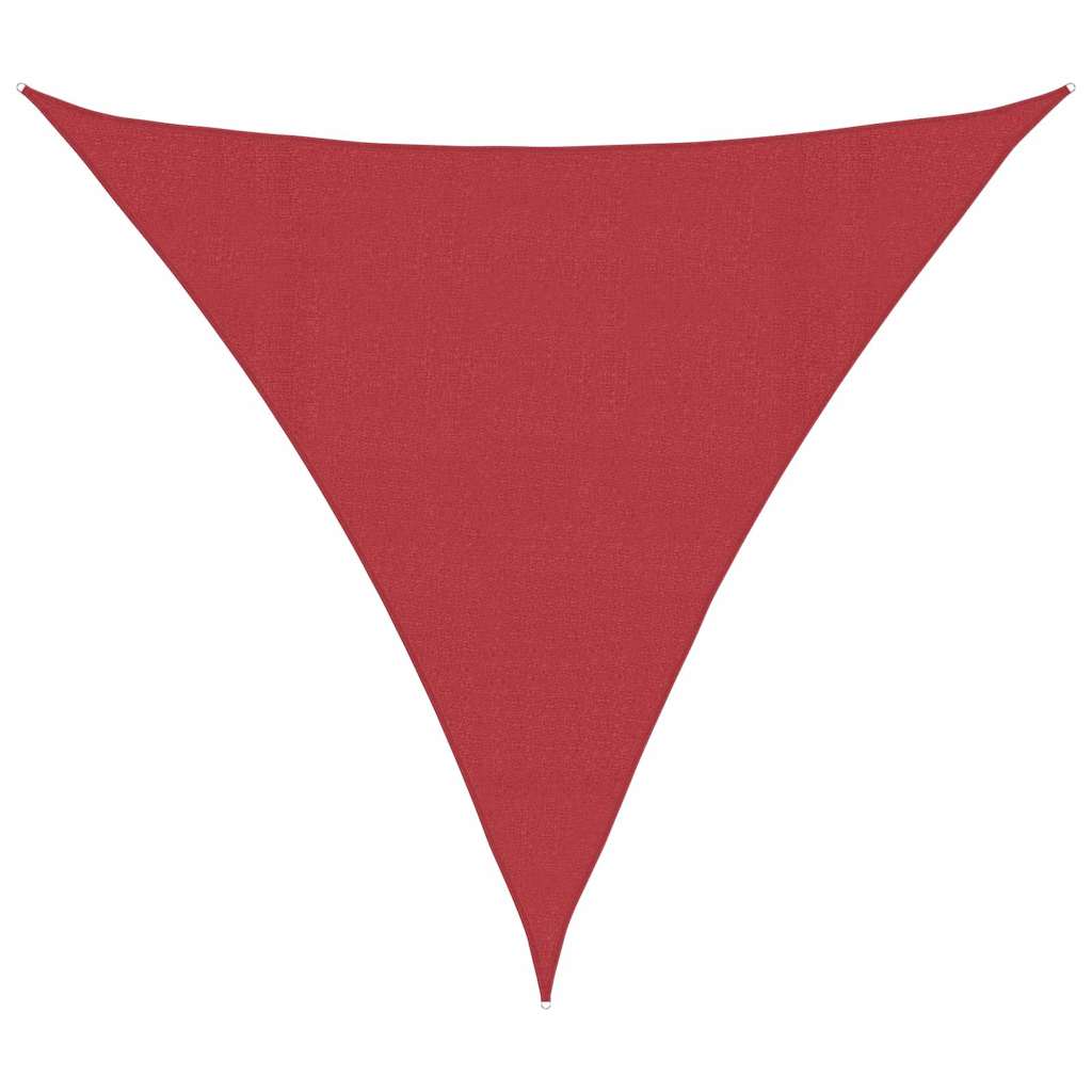 Maison Exclusive - Sonnensegel 160 G/m² Rot 4,5x4,5x4,5 M Hdpe
