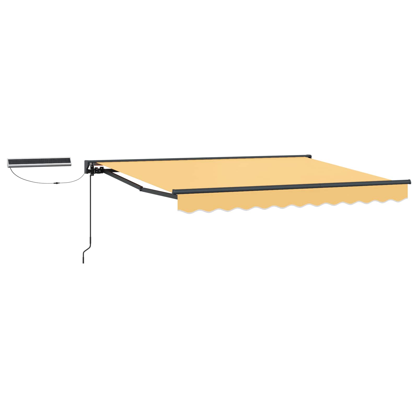 Maison Exclusive - Elektrische Ausziehbare Markise Sand 2,5 X 2 M