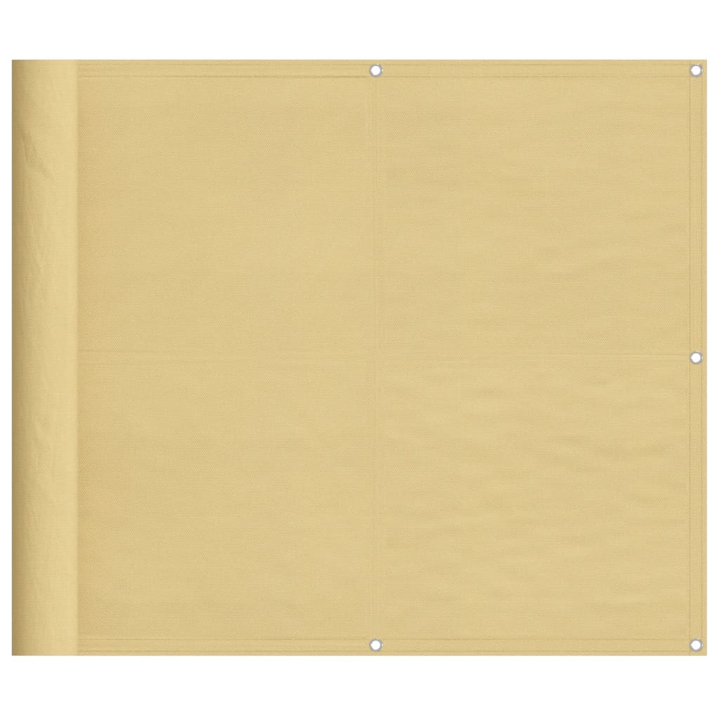 Maison Exclusive - Balkonsichtschutz Sandfarben 90x300 Cm 100 % P