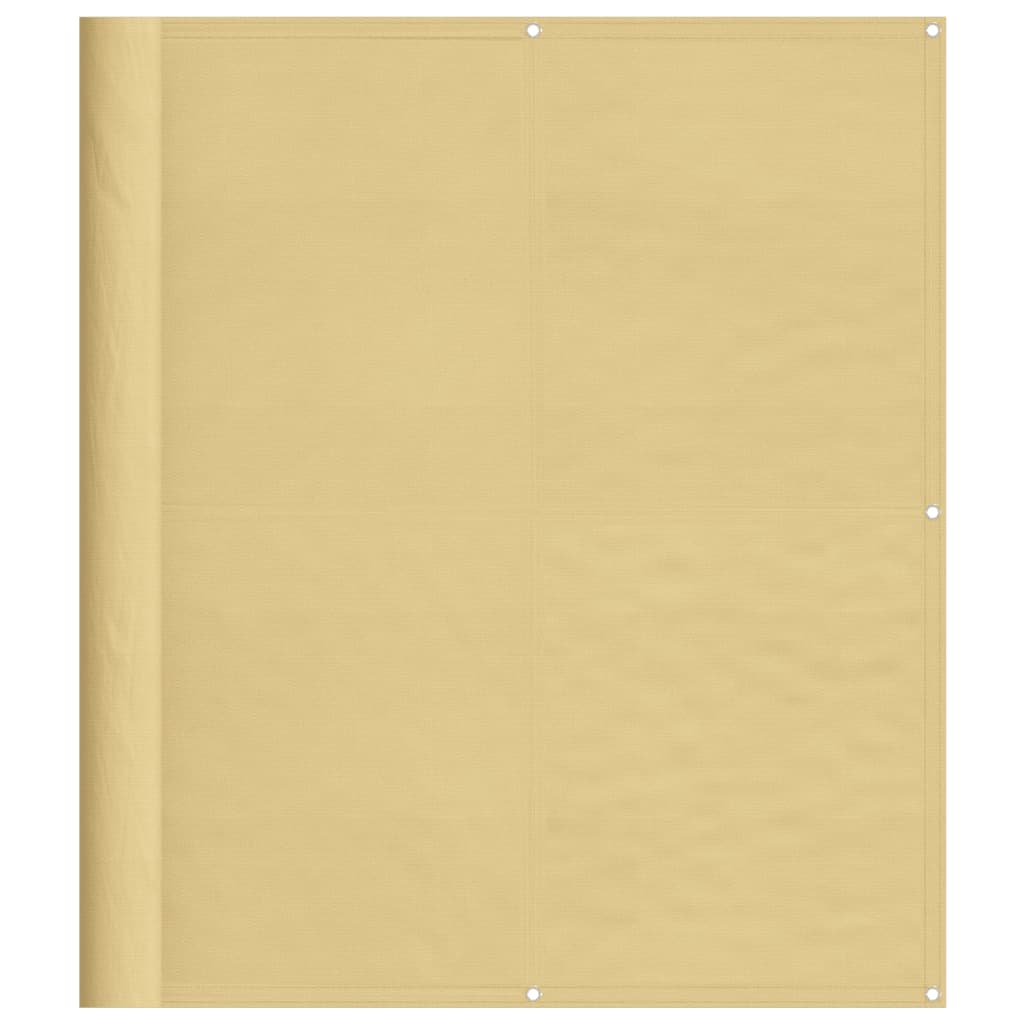 Maison Exclusive - Balkon-sichtschutz Sandfarben 120x600 Cm 100%
