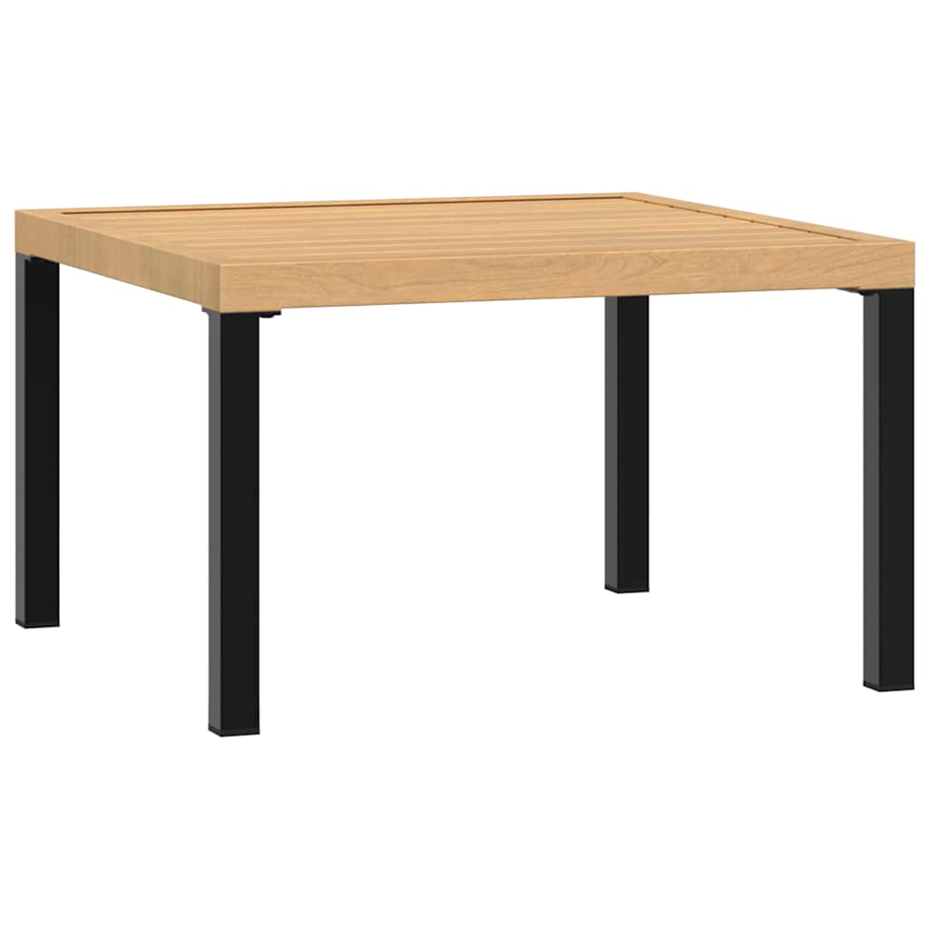 Maison Exclusive - Garten-couchtisch Schwarz 65x65x40 Cm Aluminiu