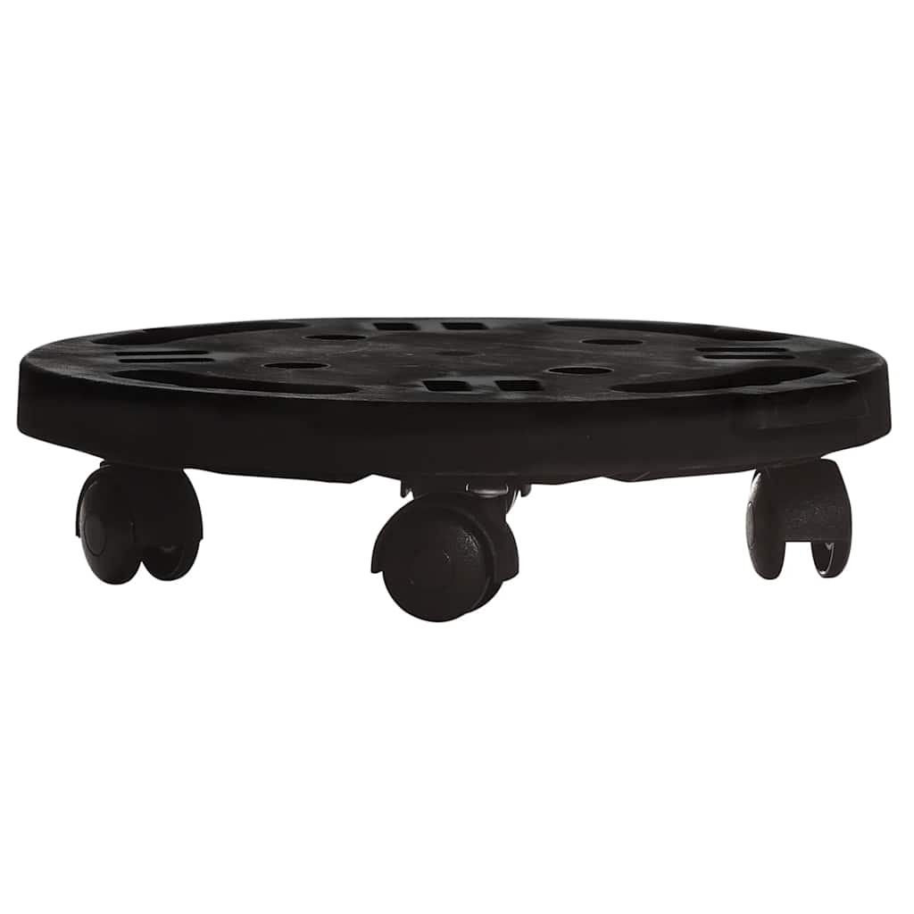 Maison Exclusive - Pflanzenroller 30 Cm Durchmesser Schwarz 170 K