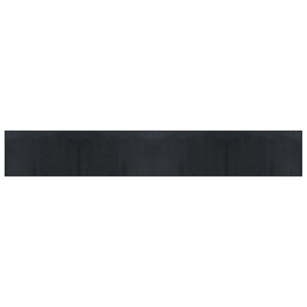 Maison Exclusive - Teppich Rechteckig Schwarz 60x400 Cm Bambus