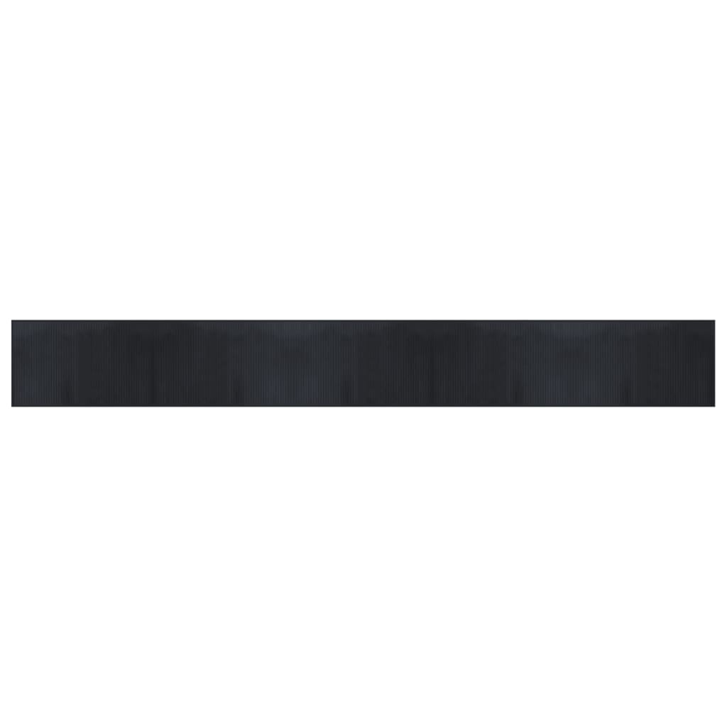 Maison Exclusive - Teppich Rechteckig Schwarz 60x500 Cm Bambus