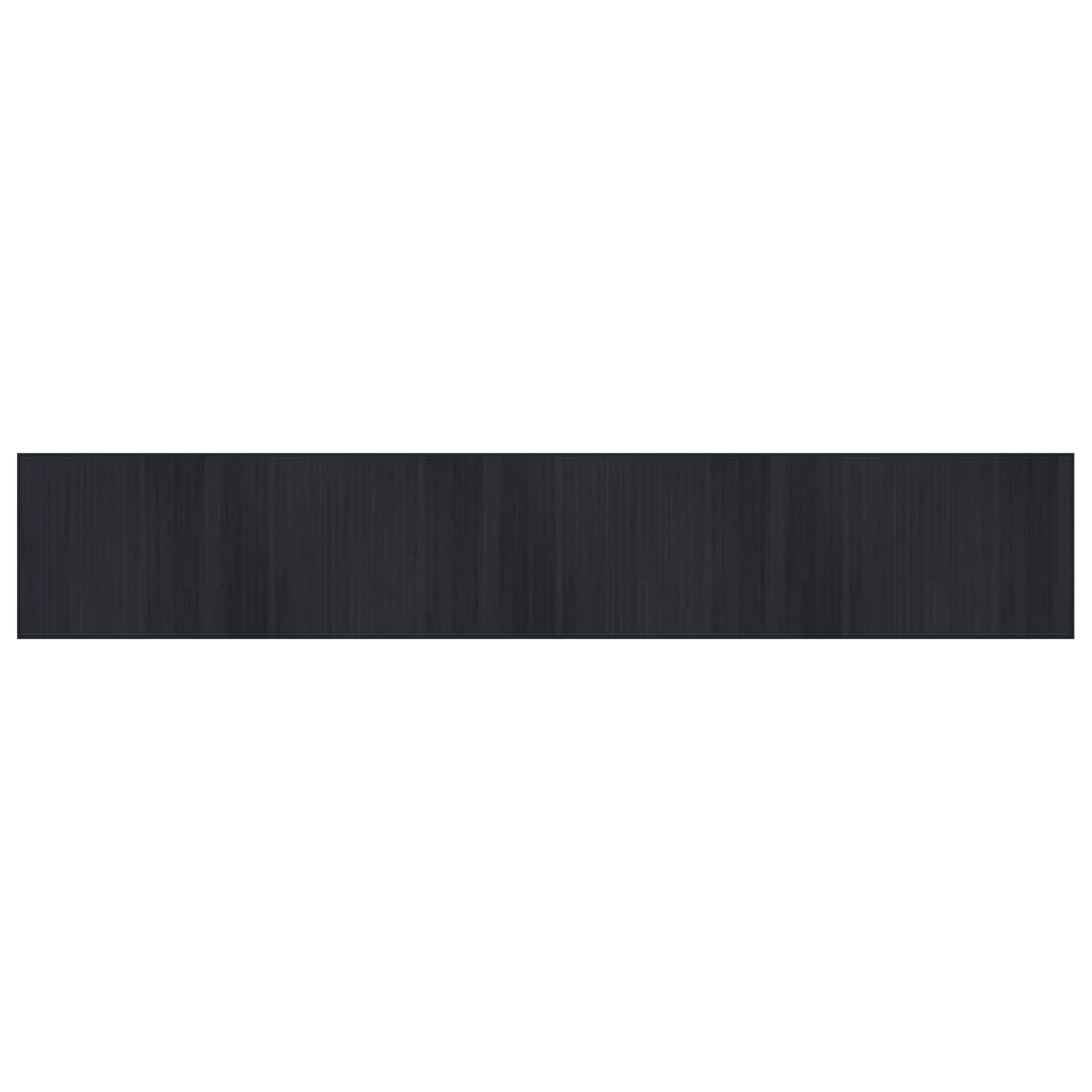 Maison Exclusive - Teppich Rechteckig Schwarz 70x400 Cm Bambus