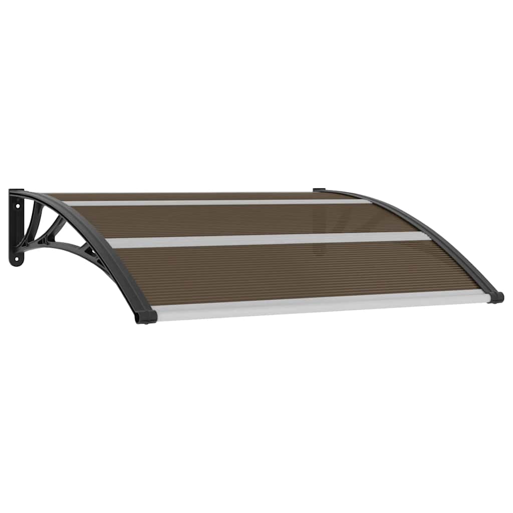 Maison Exclusive - Vordach Schwarz 120x100 Cm Pc