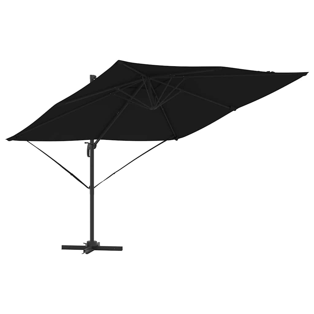 Maison Exclusive - Roma Parasol Schwarz 286 X 284 X 265 Cm Alumin