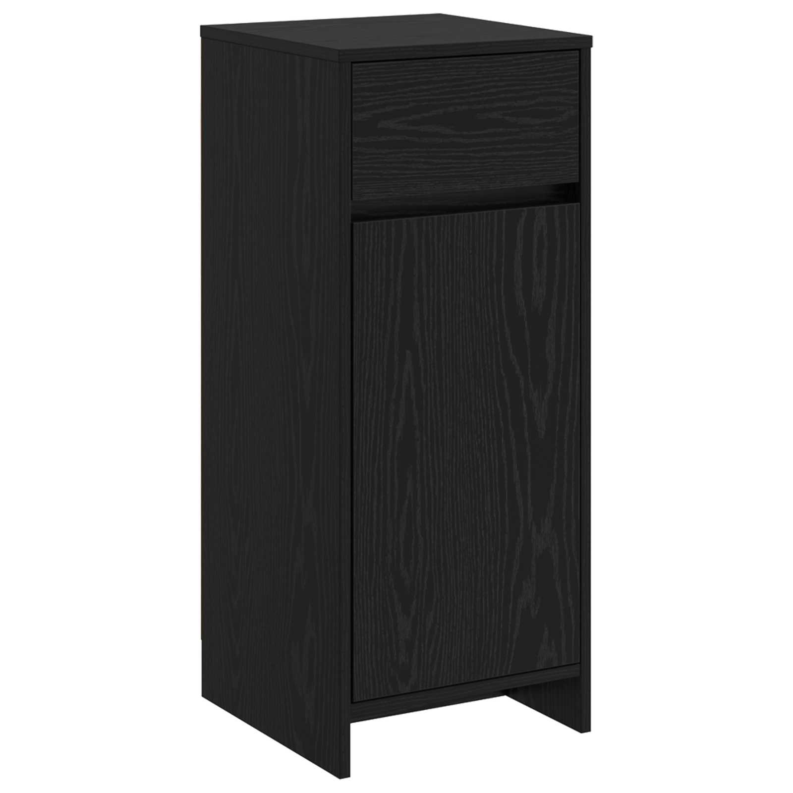 Maison Exclusive - Badezimmerschrank Schwarz Eichen-optik 35 X 36