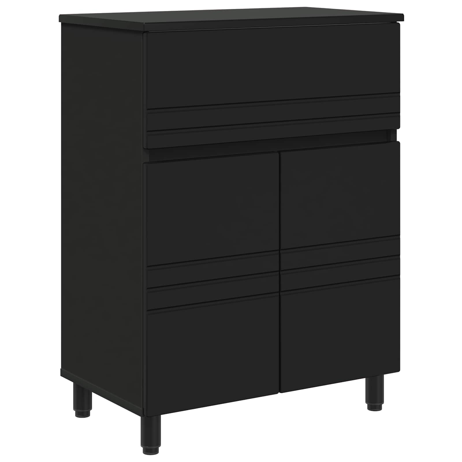 Maison Exclusive - Waschtisch Schwarz 60 X 35 X 80 Cm Holzwerksto