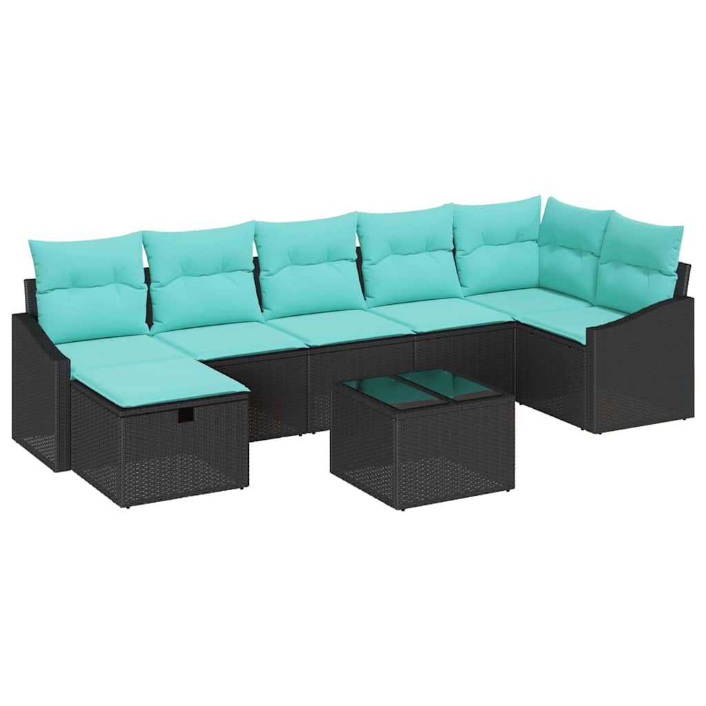 Maison Exclusive - Sofa Set 8 Stk. Poly-rattan