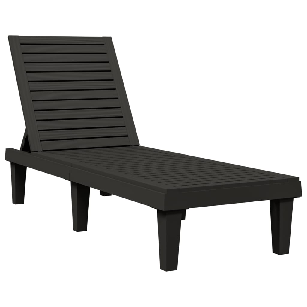 Maison Exclusive - Sonnenliege Schwarz 155x58x83 Cm Polypropylen