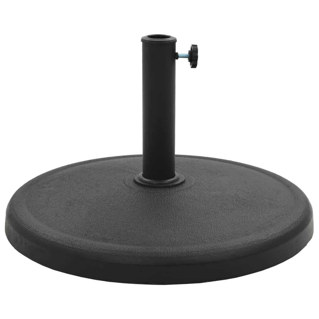 Maison Exclusive - Sonnenschirmfuß Rund 19 Kg Schwarz Polyharz