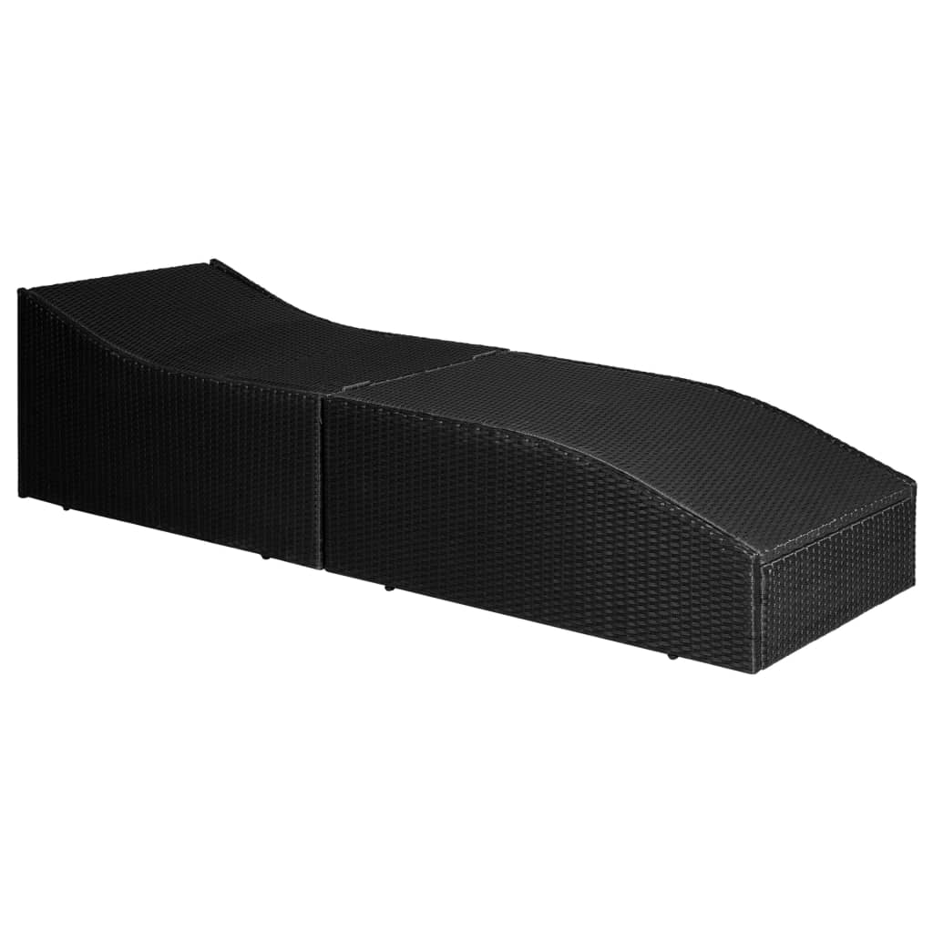 Maison Exclusive - Sonnenliege Mit Polsterauflage Poly Rattan Sch