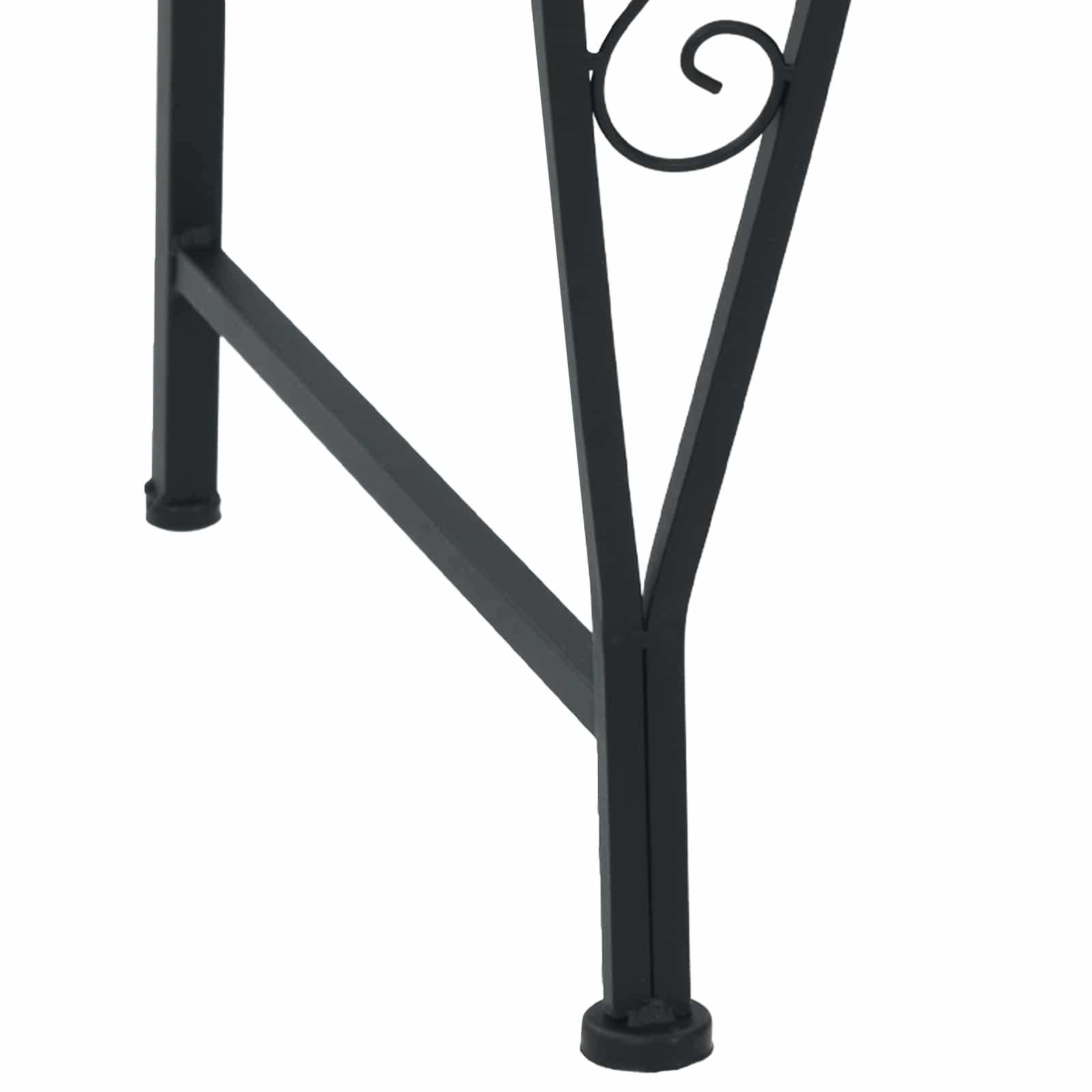 Maison Exclusive - Baumbank 8-sitzanzahl Ø 160 X 89 Cm Stahl Schw
