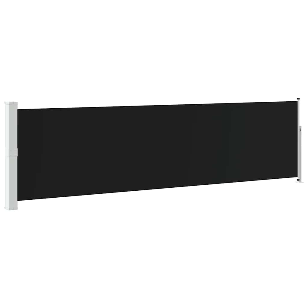 Maison Exclusive - Ausziehbare Seitenmarkise 140×514 Cm Schwarz