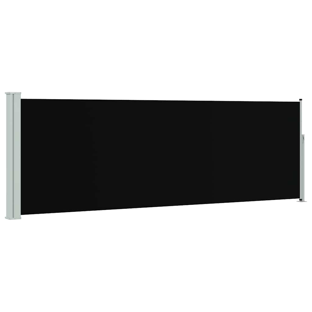 Maison Exclusive - Ausziehbare Seitenmarkise 100×314 Cm Schwarz