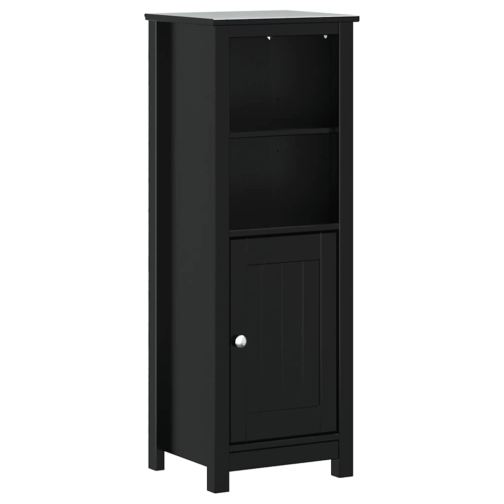 Maison Exclusive - Badschrank Berg Schwarz 40x34x110 Cm Massivhol