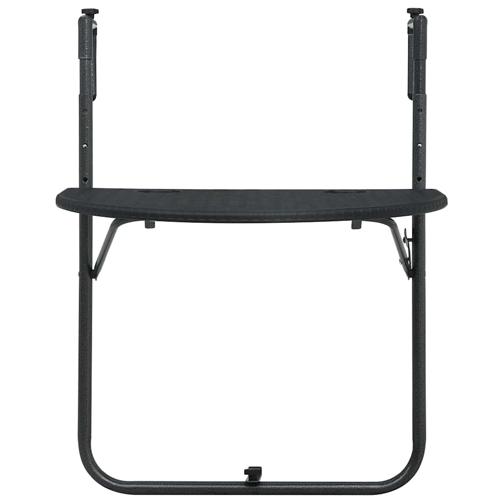 Maison Exclusive - Balkon-hängetisch Schwarz 60x64x83,5 Cm Kunsts