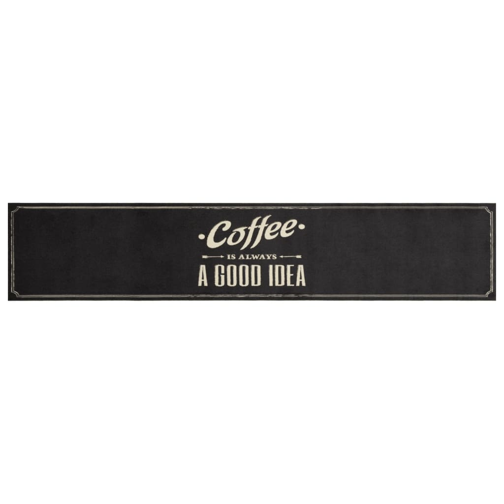 Maison Exclusive - Küchenteppich Waschbar Kaffee 60x300 Cm Samt