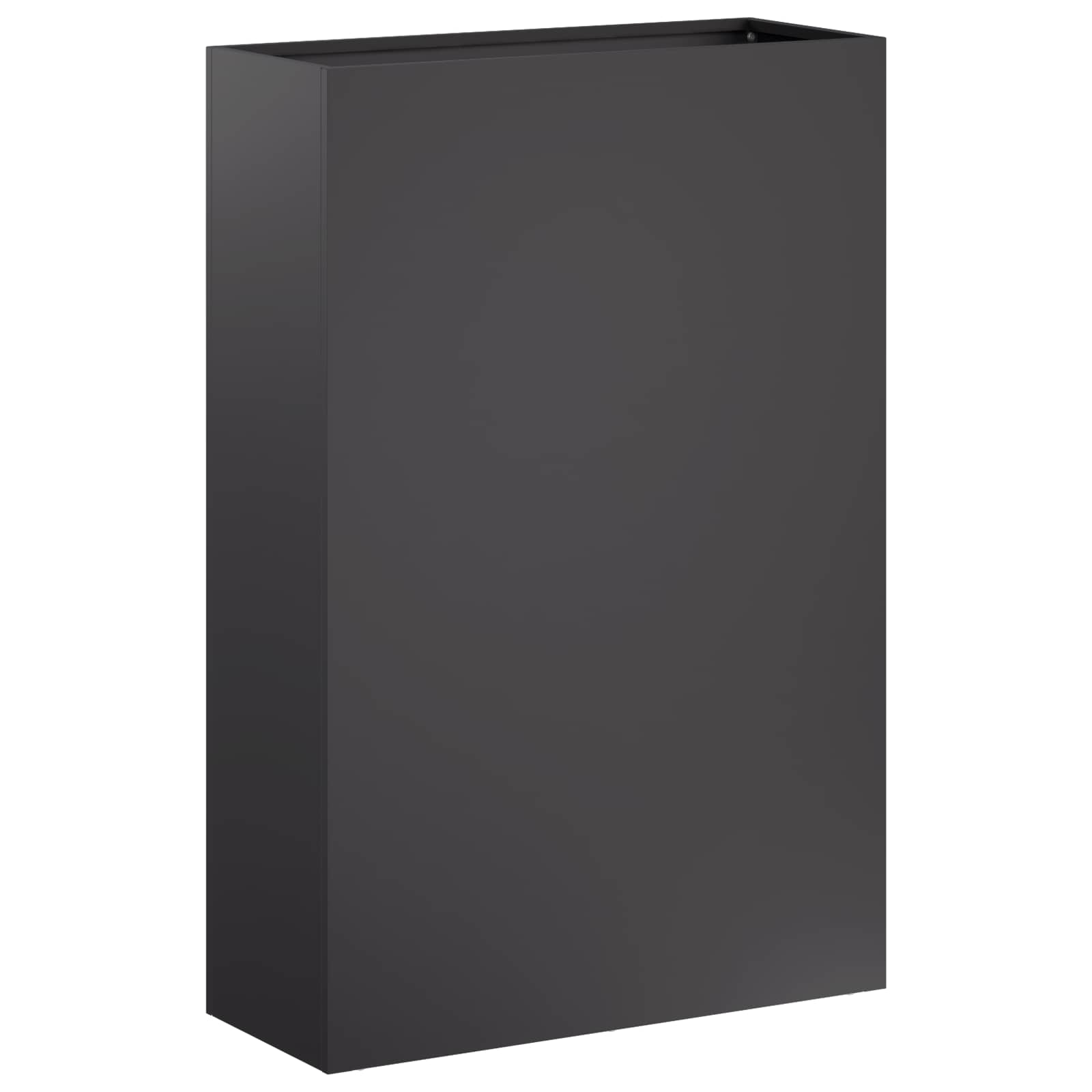 Maison Exclusive - Garten-pflanzgefäß Schwarz 40 X 20 X 75 Cm Kal