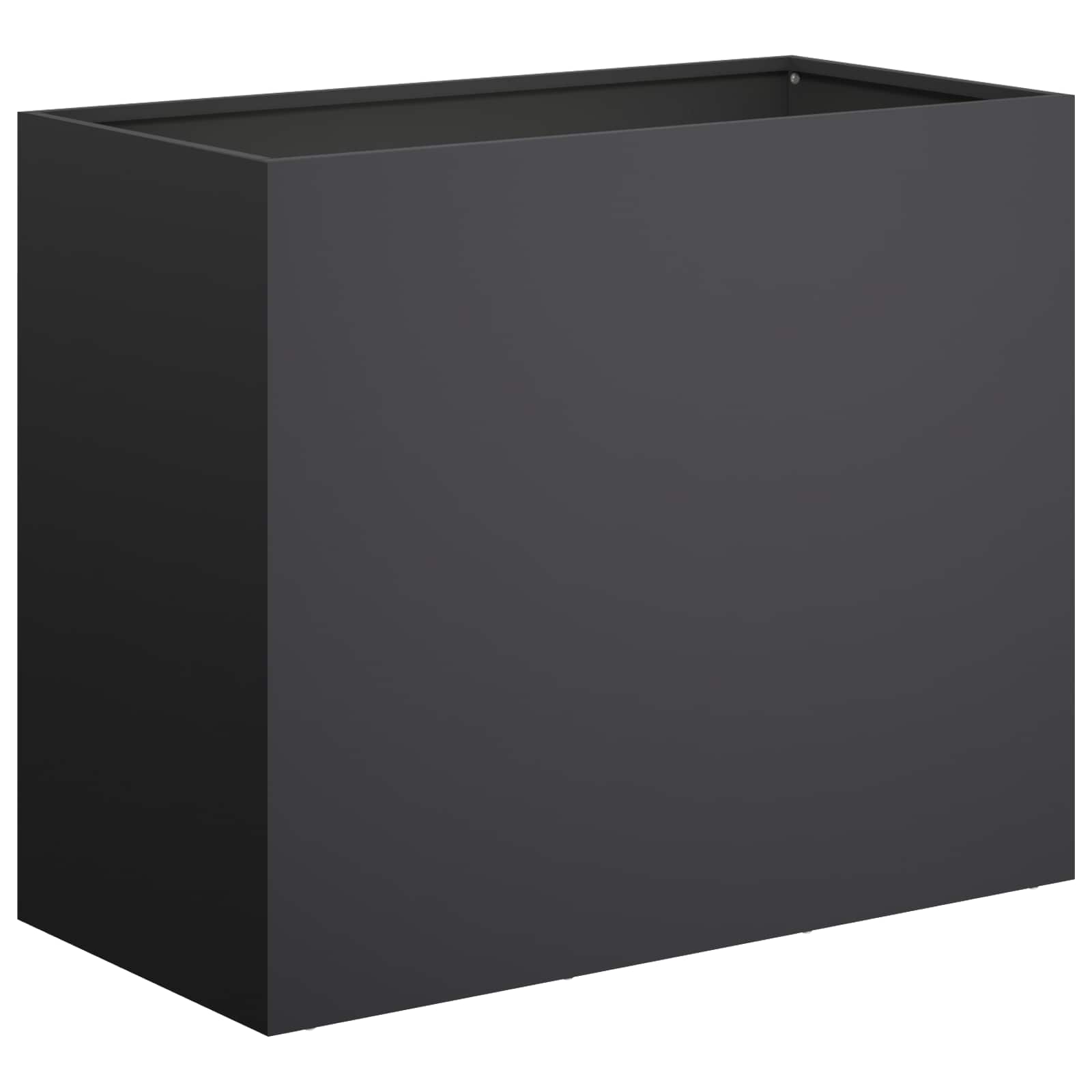 Maison Exclusive - Garten-pflanzgefäß Schwarz 60 X 30 X 50 Cm Kal