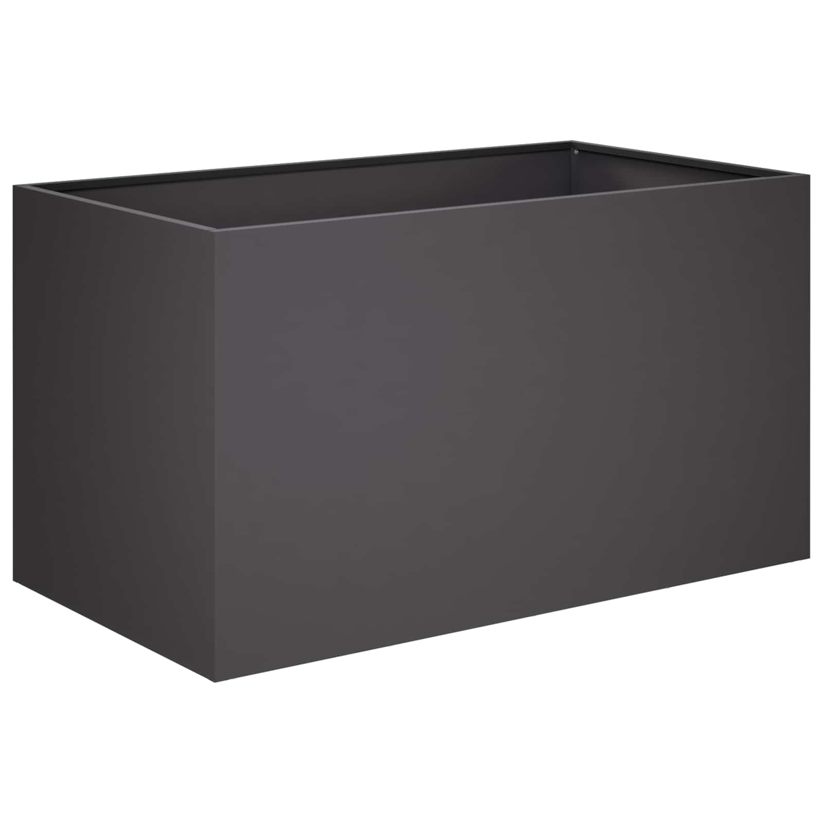 Maison Exclusive - Garten-pflanzgefäß Schwarz 80 X 50 X 50 Cm Kal