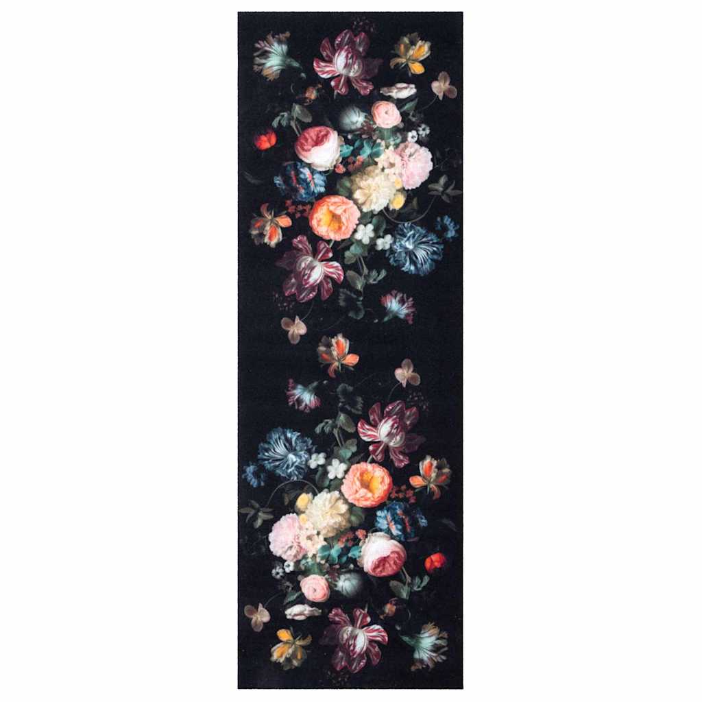 Maison Exclusive - Küchen Teppich Schwarz 180 X 60 Cm Samt