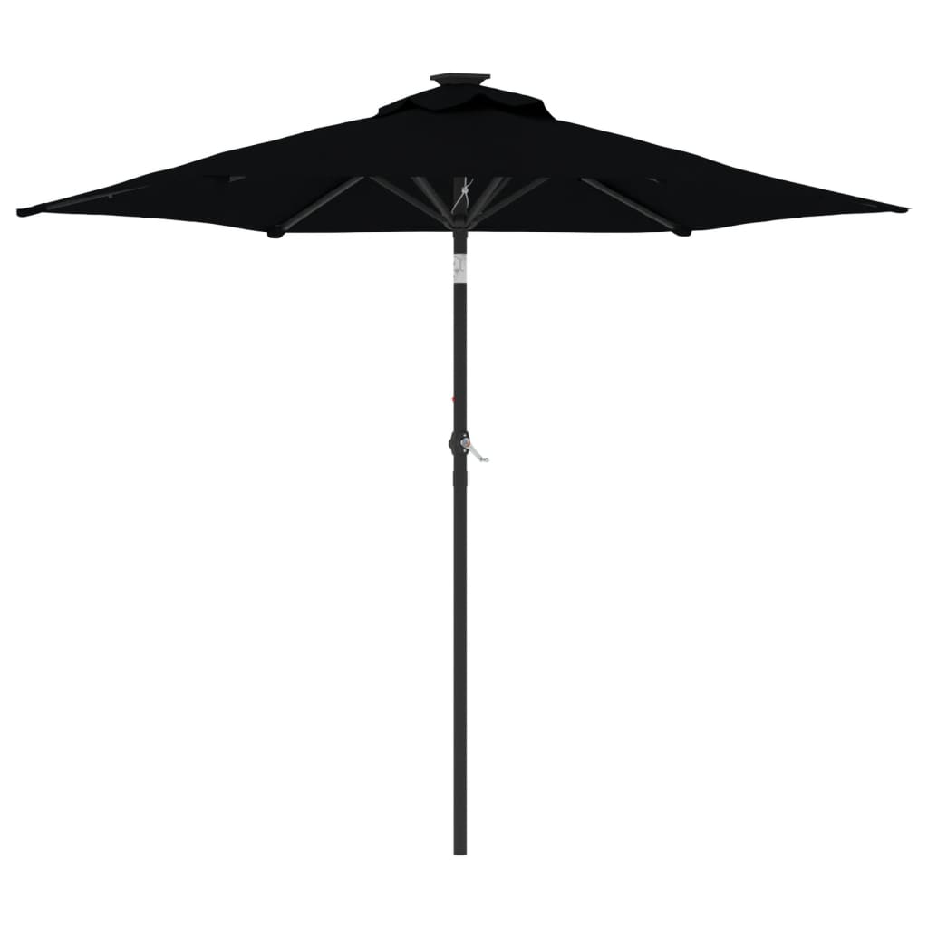 Maison Exclusive - Sonnenschirm Mit Stahlmast Schwarz 225x225x212