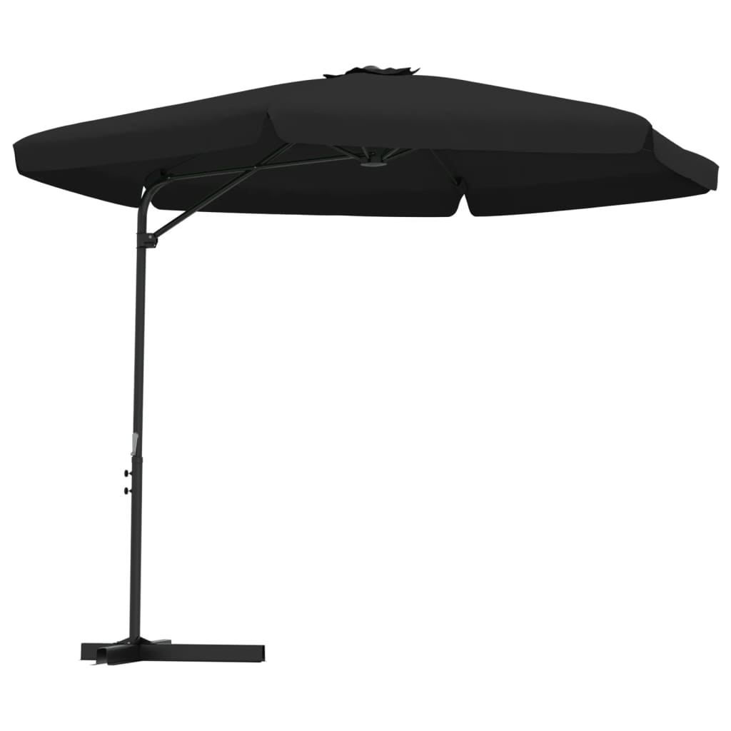 Maison Exclusive - Sonnenschirm Mit Stahl-mast 300 Cm Schwarz
