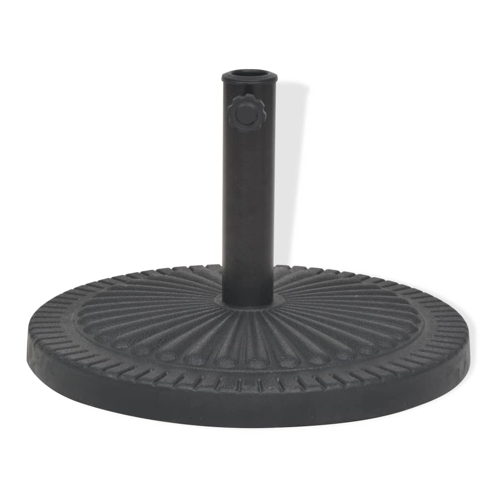 Maison Exclusive - Sonnenschirmständer Harz Rund Schwarz 14 Kg