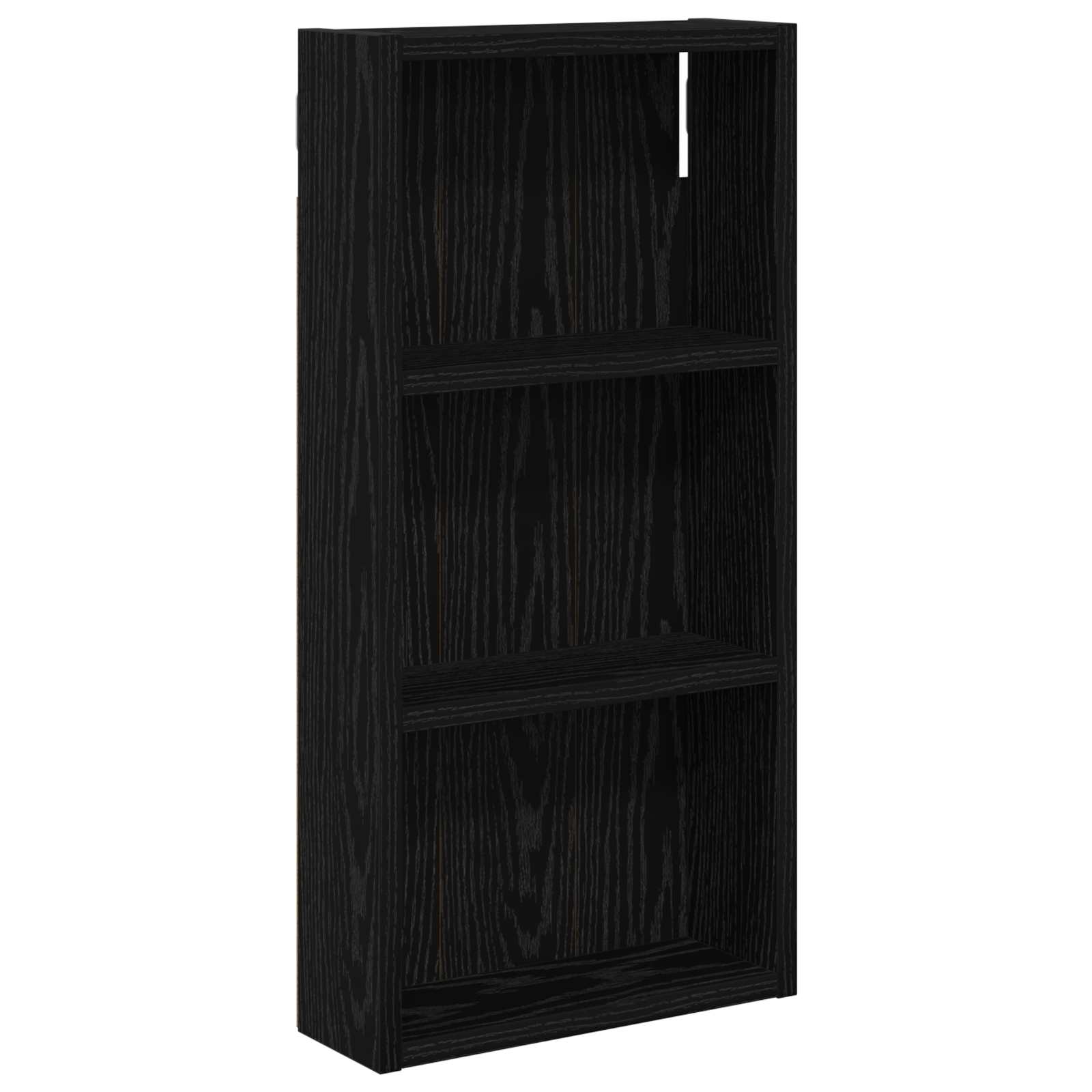 Maison Exclusive - Badezimmer-wandschrank Schwarz Eichen-optik 30