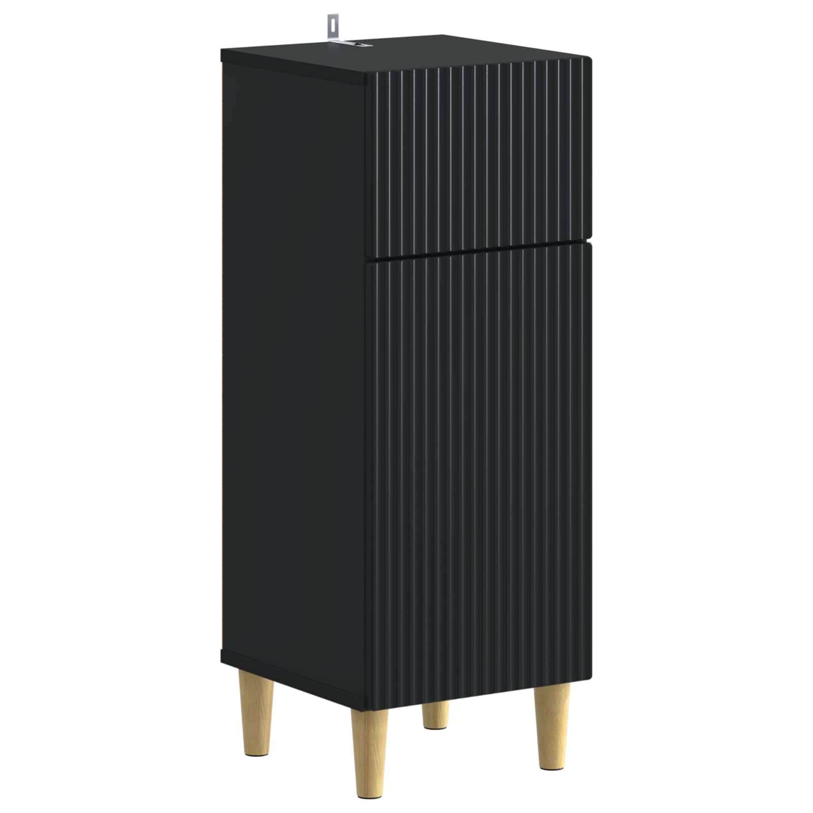 Maison Exclusive - Badezimmer Aufbewahrungsschrank Arnhem Schwarz