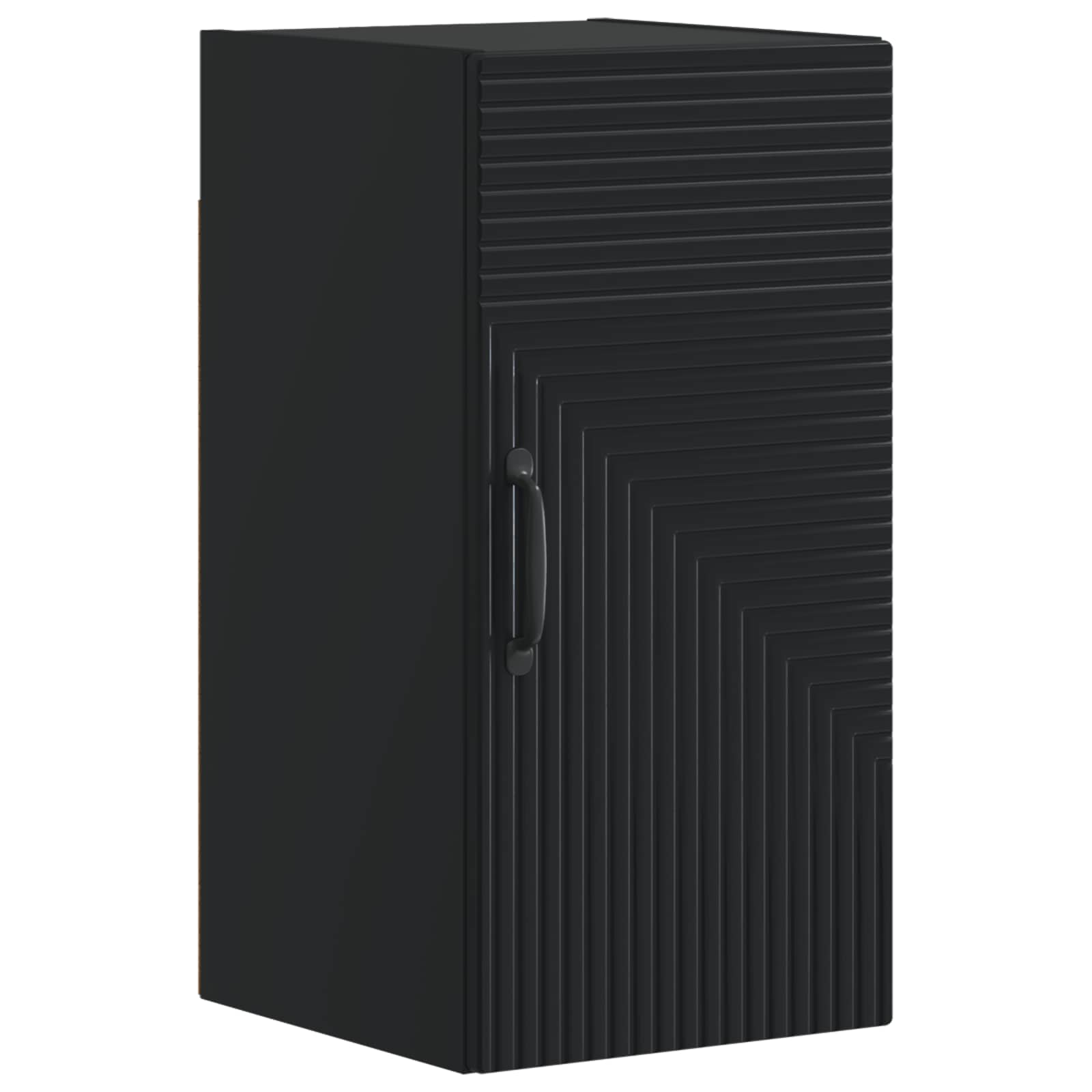 Maison Exclusive - Badezimmer-wandschrank Haarlem Schwarz 30 X 31