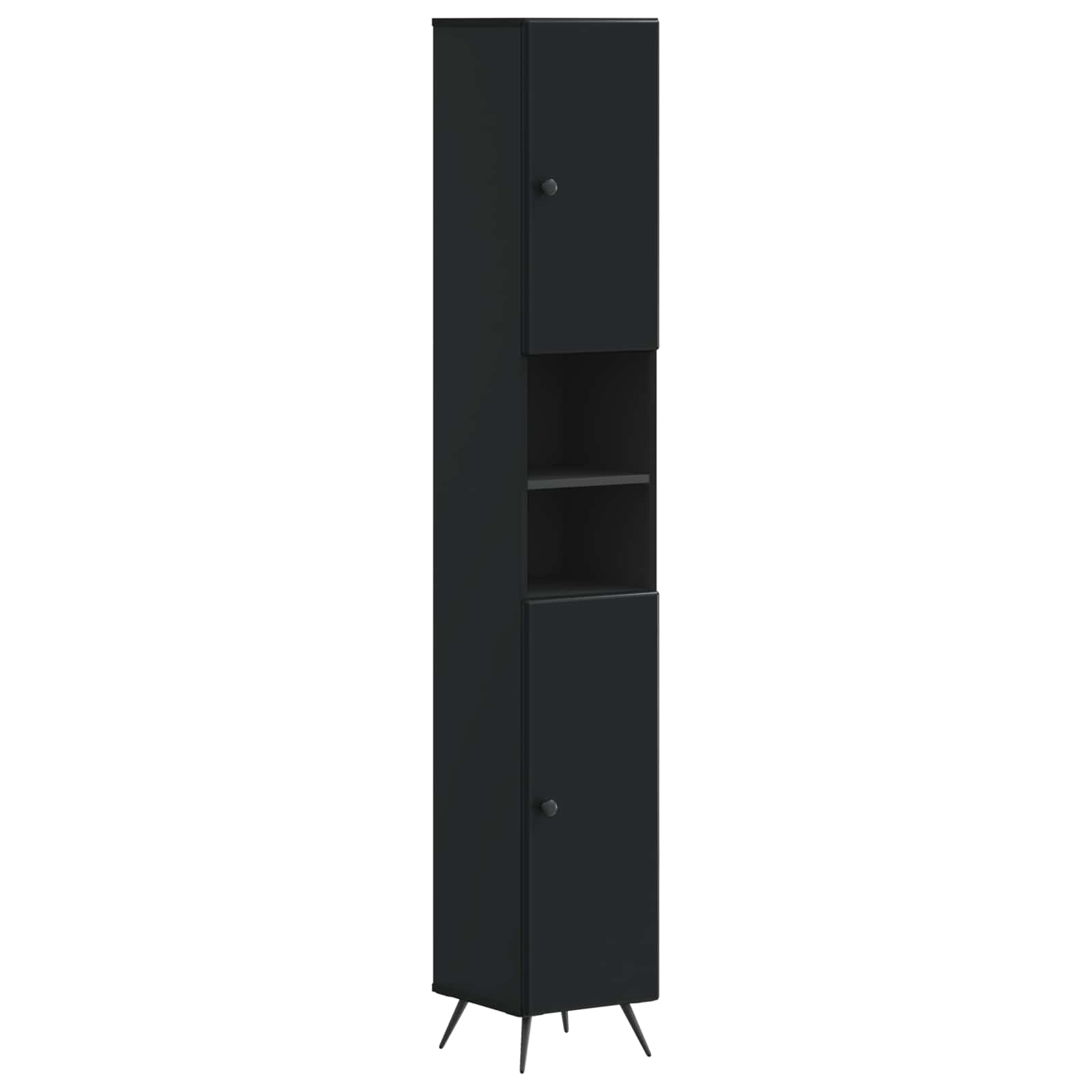 Maison Exclusive - Badezimmerschrank Mit Offenem Regal Breda Schw