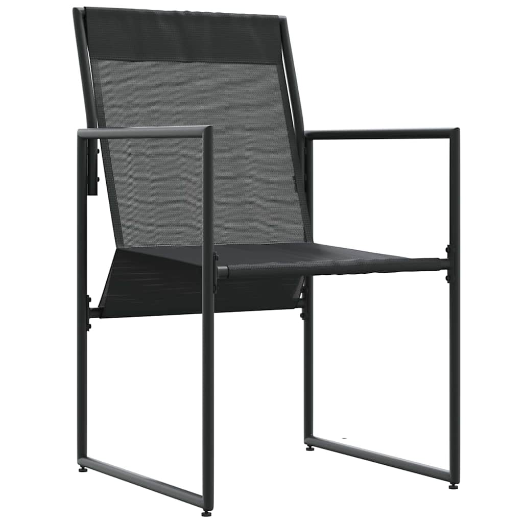 Maison Exclusive - Stuhl 4 Stk. Schwarz Und Anthrazit Textilene