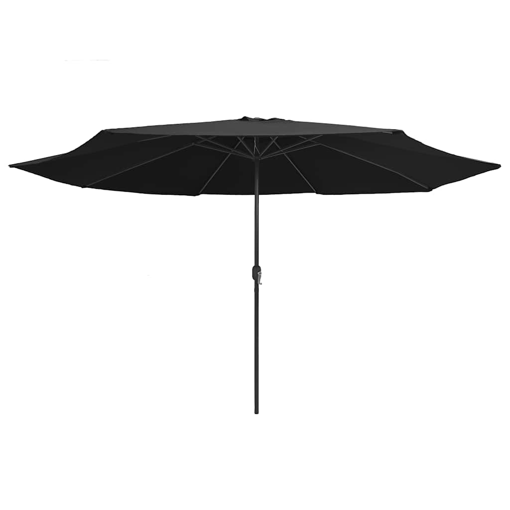 Maison Exclusive - Sonnenschirm Mit Metall-mast 390 Cm Schwarz