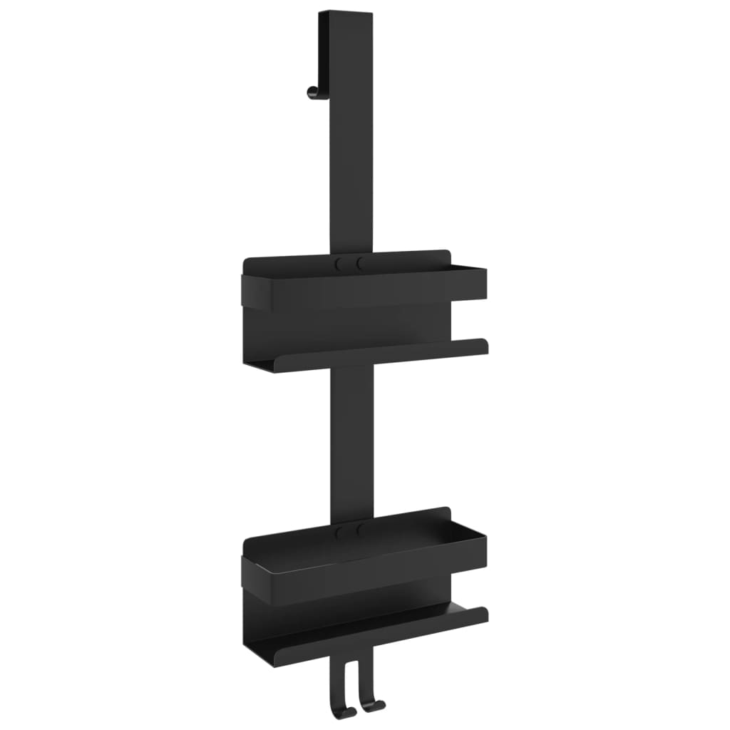 Maison Exclusive - Duschcaddy Hängend Mattschwarz Gebürsteter Ede