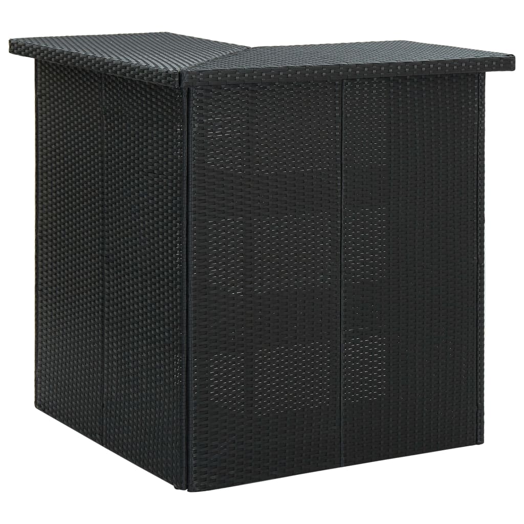 Maison Exclusive - 4-tlg. Gartenbar-set Mit Kissen Poly Rattan Sc