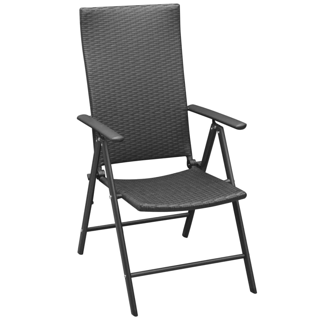 Maison Exclusive - Stapelbare Gartenstühle 2 Stk. Poly Rattan Sch