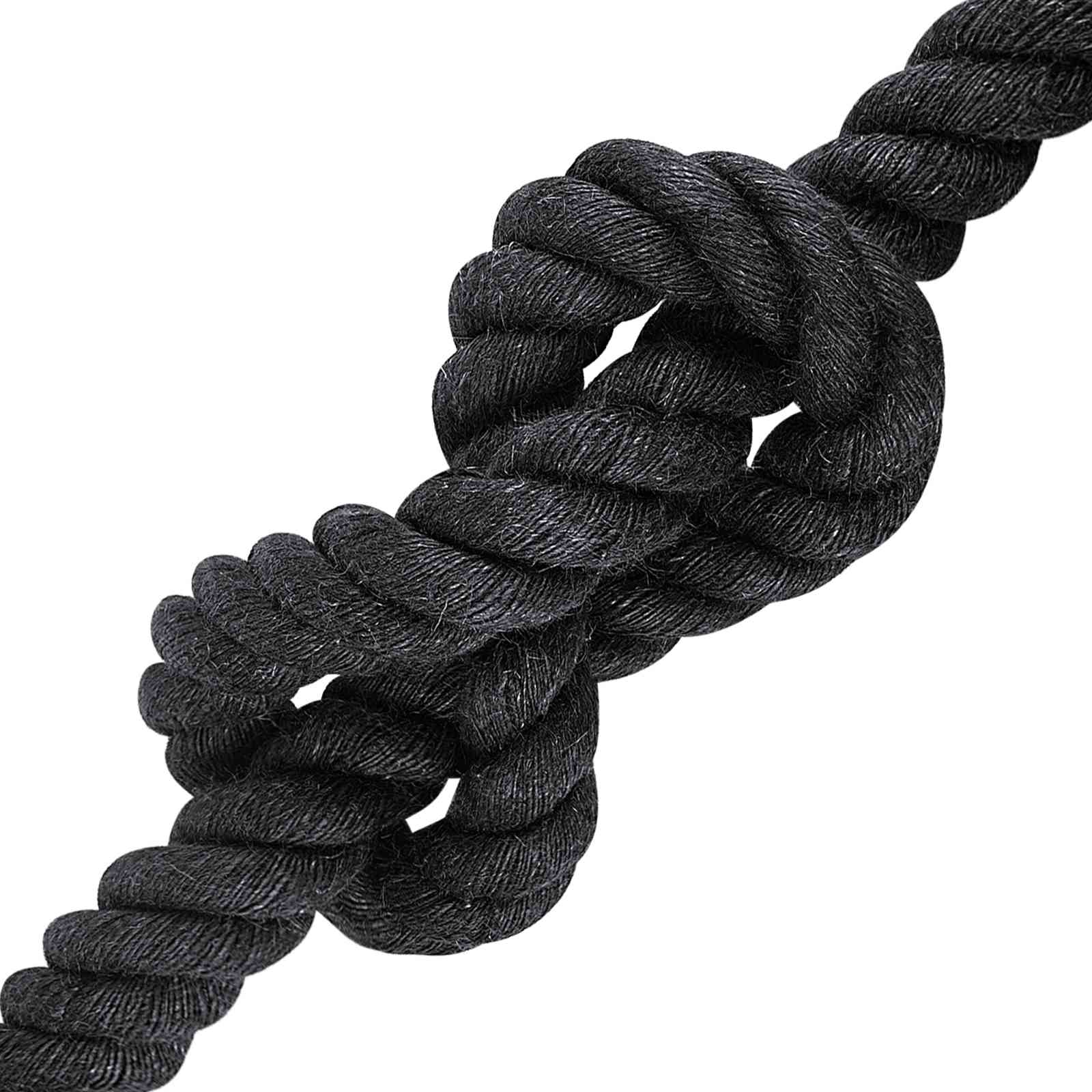 Maison Exclusive - Juteseil 30 Mm Schwarz 100% Tossa Jute