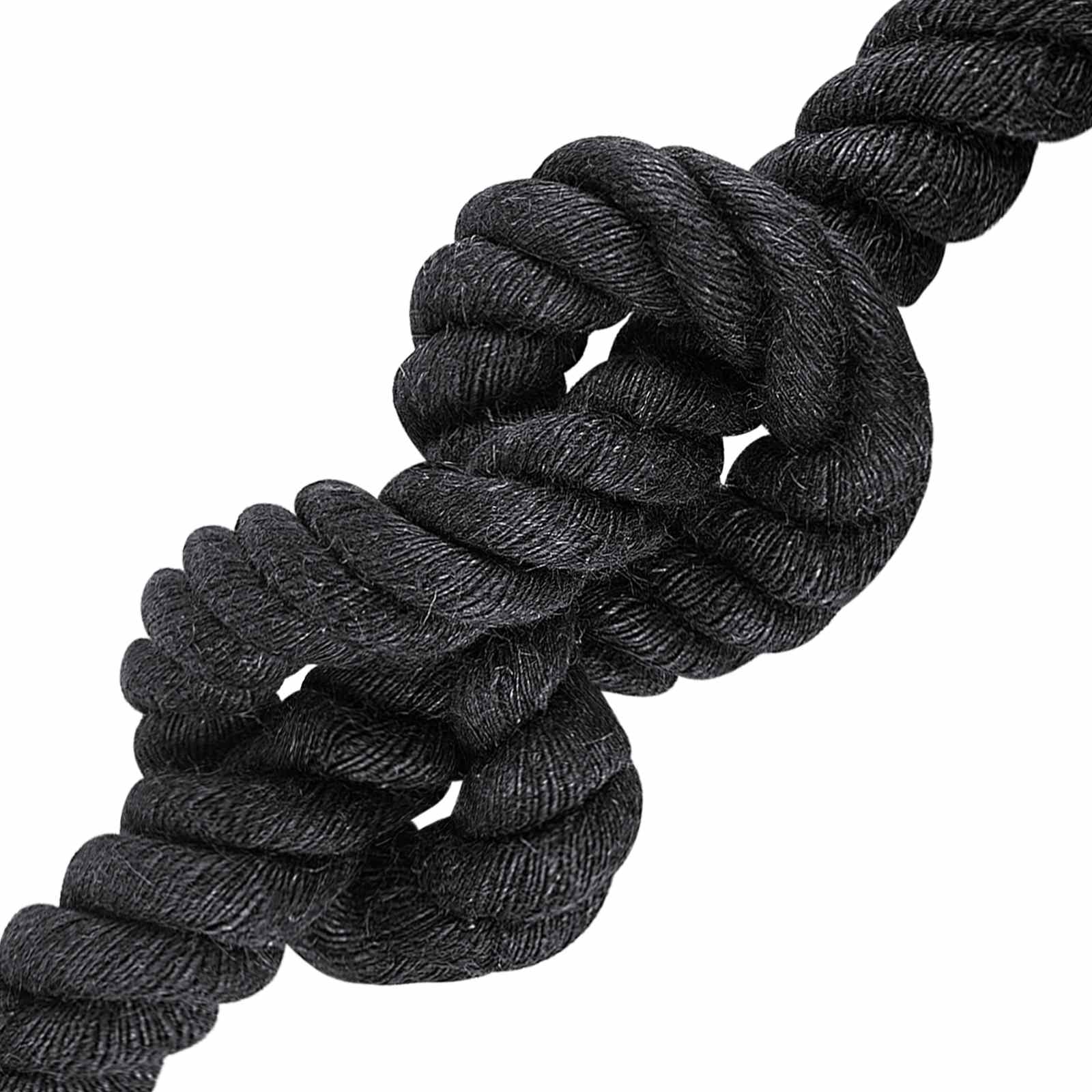 Maison Exclusive - Juteseil 40 Mm Schwarz 100% Tossa Jute