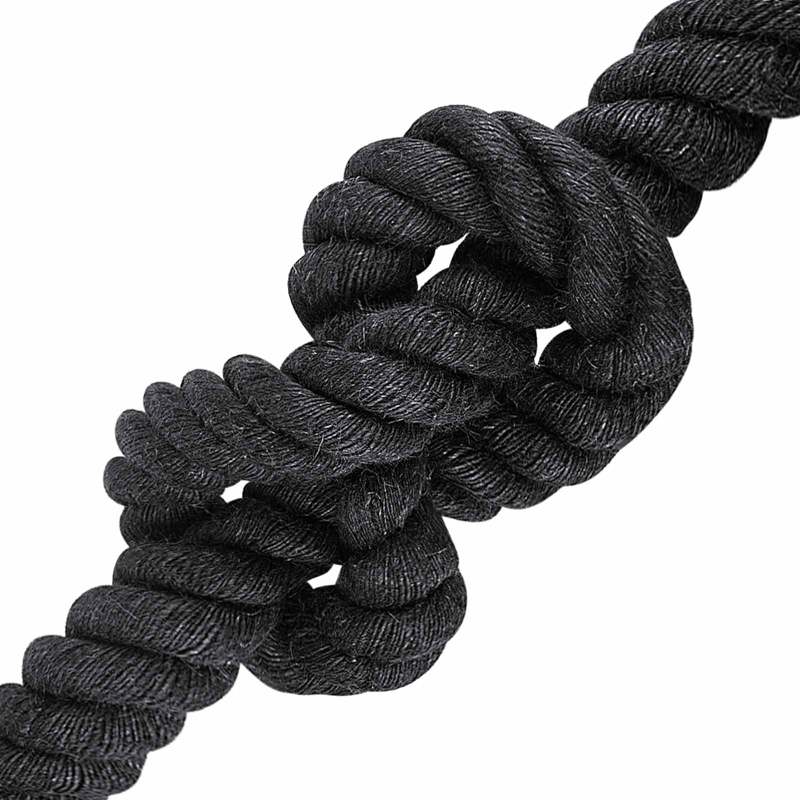 Maison Exclusive - Juteseil 50 Mm Schwarz 100% Tossa Jute
