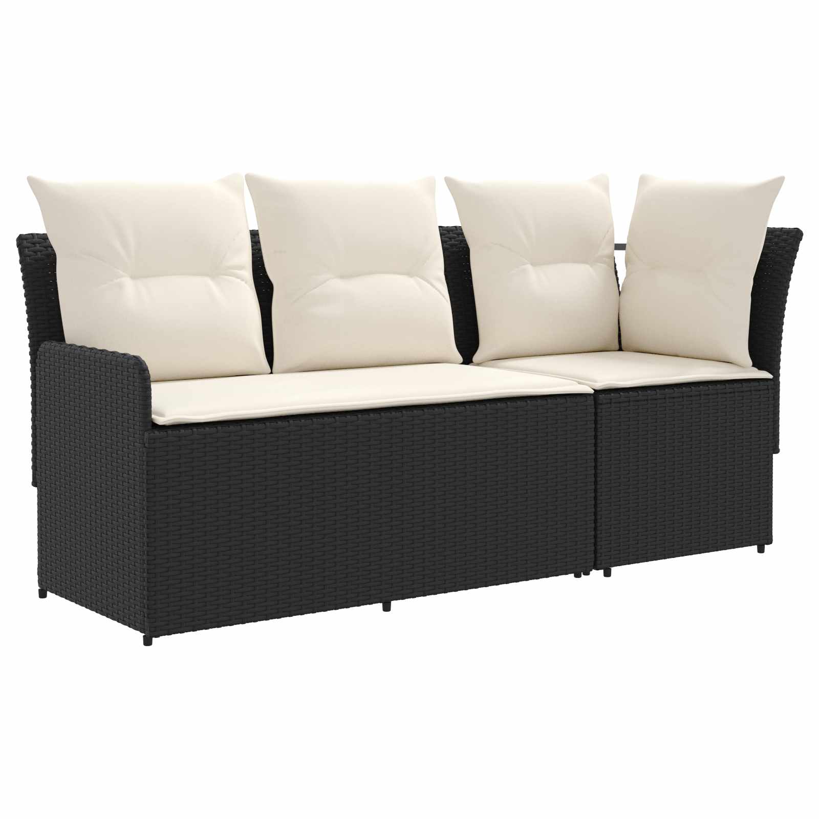 Maison Exclusive - 2 Stk. Gartenarmsessel Mit Ecksofa Pe-rattan S