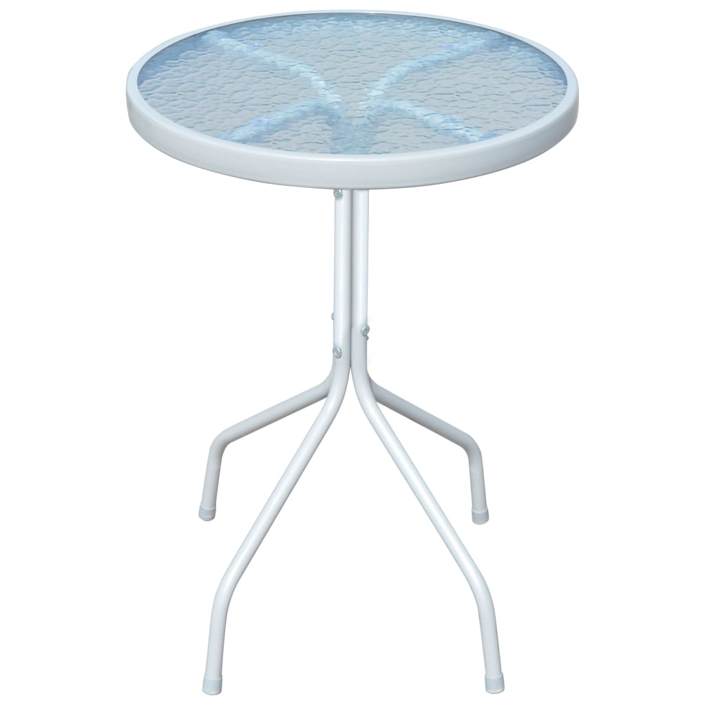 Maison Exclusive - 3-tlg. Bistro-set Stahl Schwarz