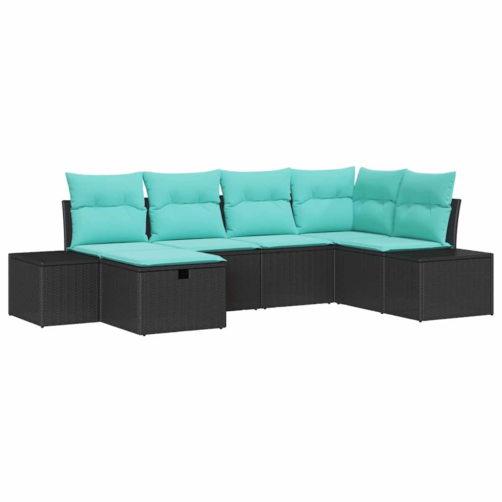 Maison Exclusive - Sofa Set 7 Stk. Poly-rattan