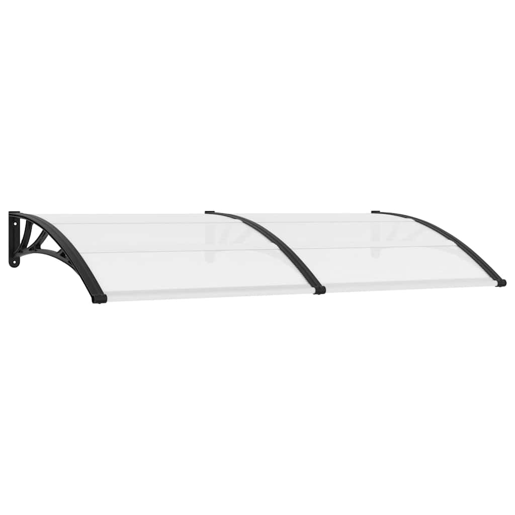 Maison Exclusive - Türvordach Schwarz 200×100 Cm Pc