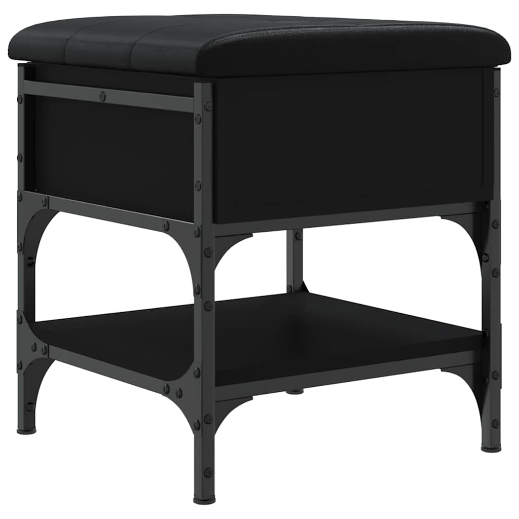Maison Exclusive - Schuhbank Schwarz 42x42x45 Cm Holzwerkstoff