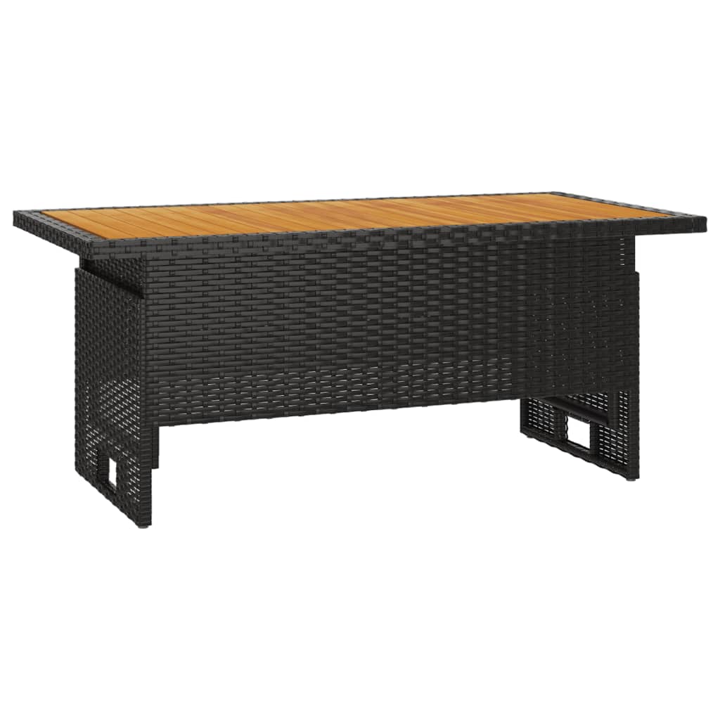 Maison Exclusive - Gartentisch Schwarz 100x50x43/63 Cm Akazienhol